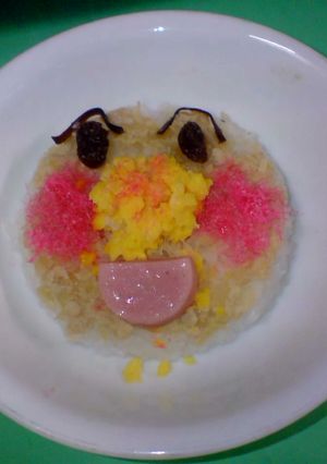 そぼろ御飯deアンパンマン☆-レシピのメイン写真