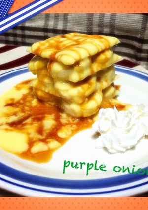 ズボラさんのバナナんミルフィーユ♪-レシピのメイン写真