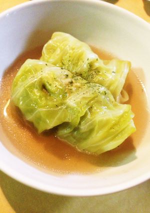 豆腐で栄養価UP！和風ロールキャベツ-レシピのメイン写真