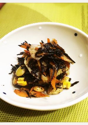 ひじきとサラダでまめ&コーンの煮物-レシピのメイン写真