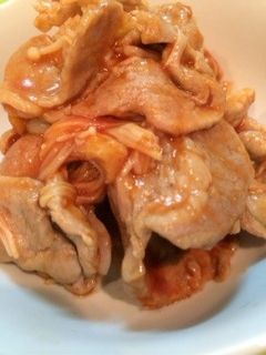 ★簡単★豚エノキケチャップ炒め-レシピのメイン写真