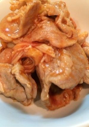 ★簡単★豚エノキケチャップ炒め-レシピのメイン写真