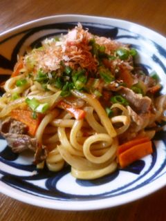 カレー焼きうどん♪-レシピのメイン写真