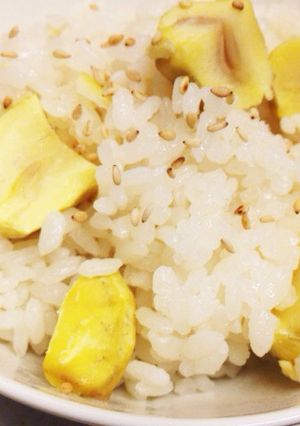 シンプルだけど美味しい！わが家の栗ご飯♡-レシピのメイン写真