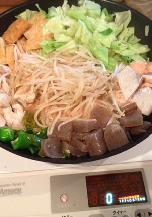 鮭のちゃんちゃん焼き風お鍋-レシピのメイン写真