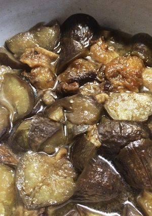 ナスと油かす煮-レシピのメイン写真