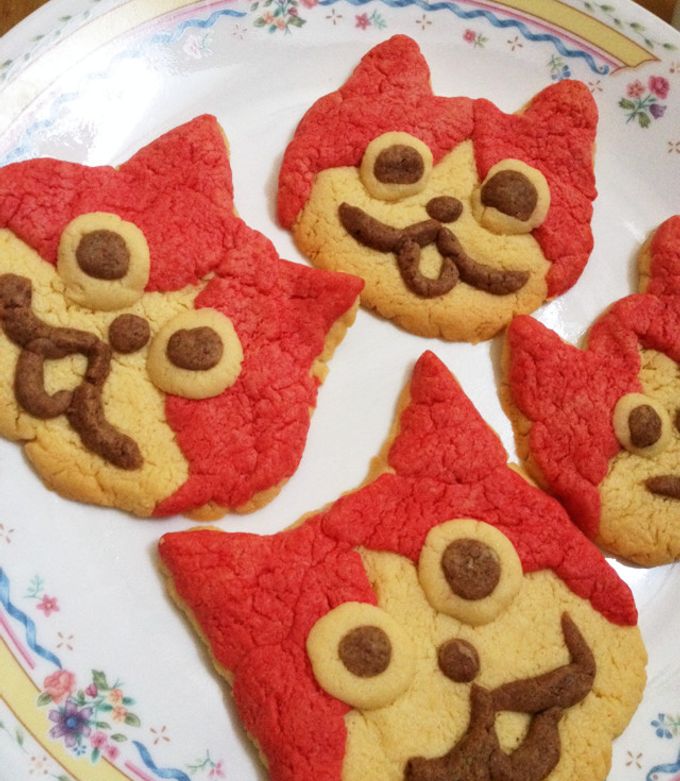 Hmでジバニャンのクッキーに見えるかな by あやのんのママ