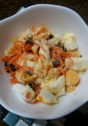 【血糖値下げる】簡単！人参とワカメの酢物-レシピのメイン写真