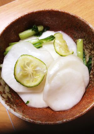 カブとカボスの漬物-レシピのメイン写真