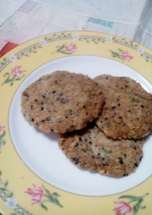 シャリシャリ食感♪黒ごまクッキー-レシピのメイン写真