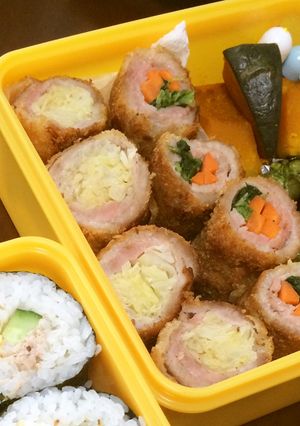 豚肉の野菜ロールカツ-レシピのメイン写真