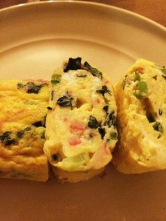 カニカマと小松菜の玉子焼き-レシピのメイン写真