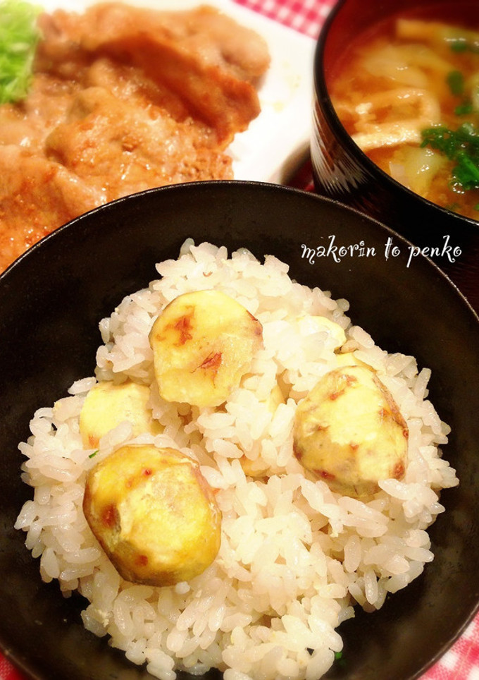 簡単！秋の味覚＊ほっくり栗ご飯-レシピのメイン写真