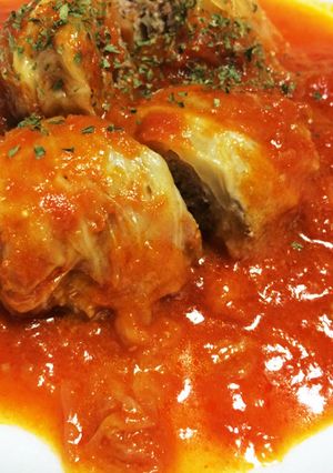 トマトたっぷりロールキャベツ-レシピのメイン写真