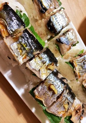 簡単！お家で秋刀魚寿司-レシピのメイン写真