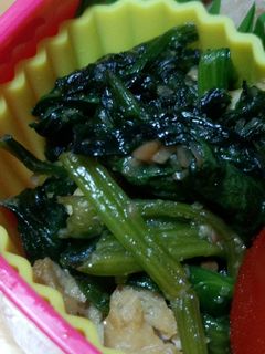 ほうれん草の胡麻和えと油揚げのマヨ炒め-レシピのメイン写真
