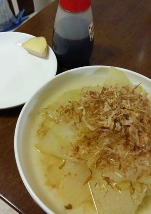 簡単！！冬瓜の生姜醤油で召し上がれ-レシピのメイン写真