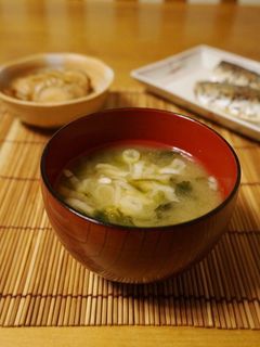 あおさとネギのお味噌汁-レシピのメイン写真