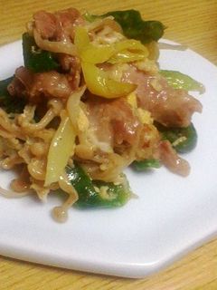 豚ロースとピーマンの炒めもの-レシピのメイン写真