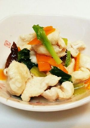 寒い日にほっこり♡鶏ささみの治部煮風-レシピのメイン写真