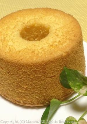 オレンジ色♥ふんわりミカンシフォン♥-レシピのメイン写真