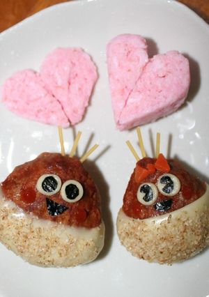 お弁当にも♥可愛い♥びッ栗ハンバーグ-レシピのメイン写真