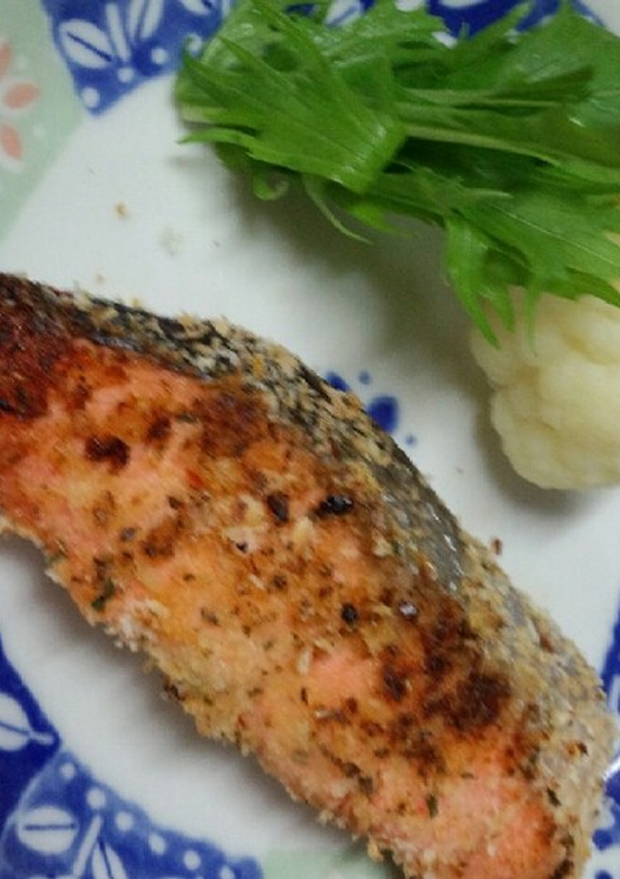 こんがり香ばしい♬鮭の香草パン粉焼き-レシピのメイン写真