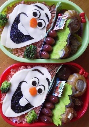 キャラ弁♡オラフにチャレンジ！-レシピのメイン写真