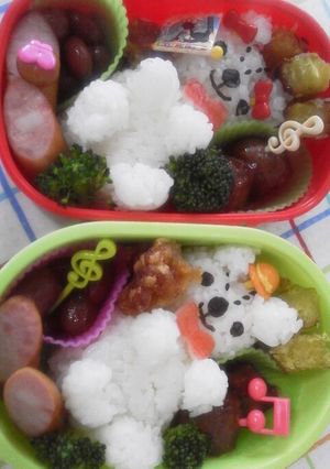 キャラ弁♡ふんわりくまちゃん。-レシピのメイン写真