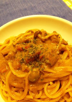 簡単&時短レシピ♡カレーパスタ-レシピのメイン写真