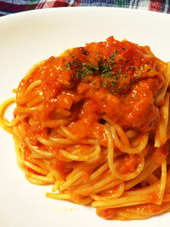 簡単!ツナとチーズのトマトソースパスタ-レシピのメイン写真