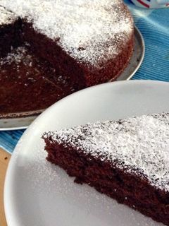 チョコとココナッツのケーキ-レシピのメイン写真