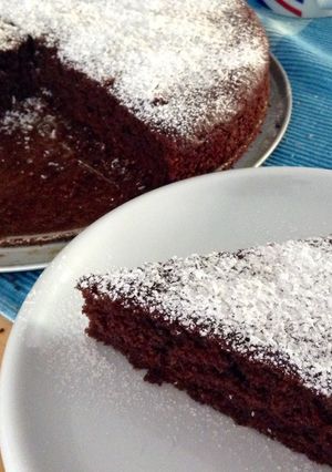 チョコとココナッツのケーキ-レシピのメイン写真