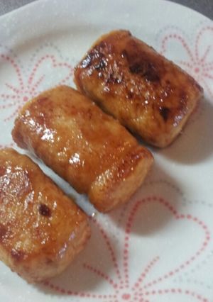 簡単!お弁当にも♪豆腐の肉巻き。-レシピのメイン写真