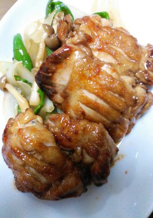照り焼きチキン★付け合わせも一緒に-レシピのメイン写真
