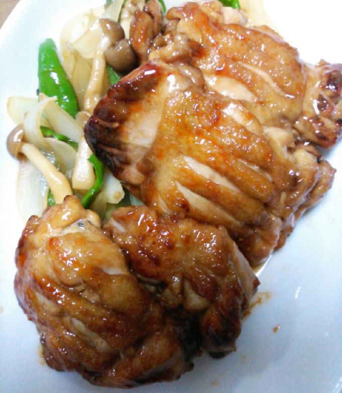 照り焼きチキン★付け合わせも一緒に-レシピのメイン写真
