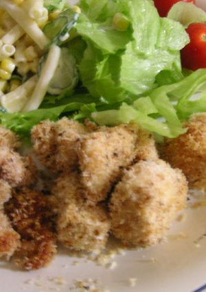 油少量の鶏むね肉の香草パン粉フライ-レシピのメイン写真