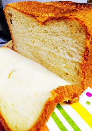 HBでふわもちリッチなブリオッシュ食パン-レシピのメイン写真