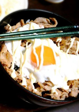 男子が喜ぶ♪生姜目玉丼♡-レシピのメイン写真