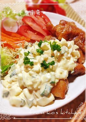 ❀揚げない☆鶏もも肉でチキン南蛮❀-レシピのメイン写真