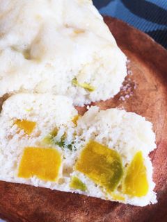 HMで簡単!もちもちかぼちゃ蒸しパン-レシピのメイン写真