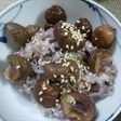 甘栗を使って簡単栗ごはん