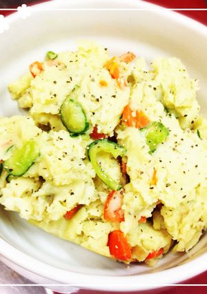 黄金千貫芋♪ポテトサラダ♪簡単美味しい♪-レシピのメイン写真