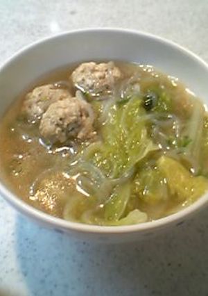 カロリー控えめ肉団子スープ-レシピのメイン写真