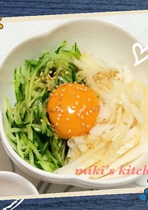きゅうりと長芋ユッケ-レシピのメイン写真