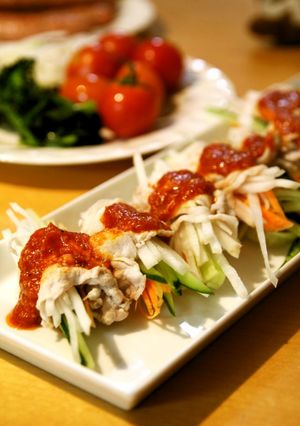 ✿冷しゃぶサラダトマトソース仕立て✿-レシピのメイン写真