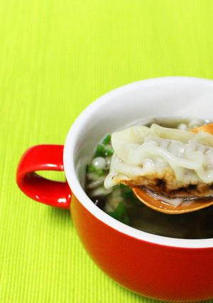 きのこたっぷり！みぞれスープ餃子-レシピのメイン写真