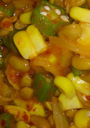 食感楽しい♪キムコーン納豆！-レシピのメイン写真