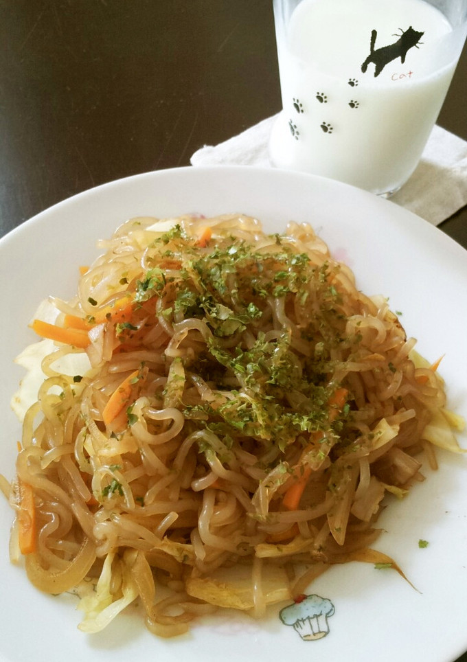 ☆簡単ヘルシー！野菜の白滝焼そば☆-レシピのメイン写真