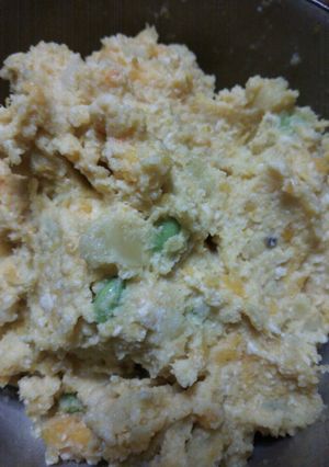 サツマイモとかぼちゃのサラダ豆腐入り-レシピのメイン写真